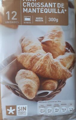 Mini croissant de mantequilla