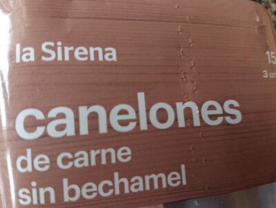 Canalones de carne sin bechamel