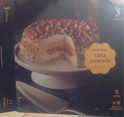 Tarta caramelo front packaging