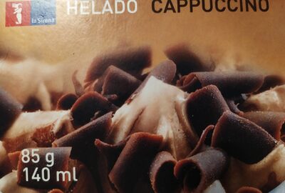 Helado cappuccino