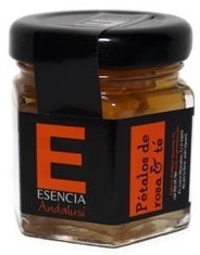 Mermelada de pétalos de rosa y té "Esencia Andalusí" front packaging