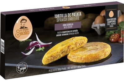 Tortilla de patata con cebolla