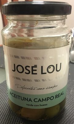 Jose Lou Aceituna Campo Real front packaging
