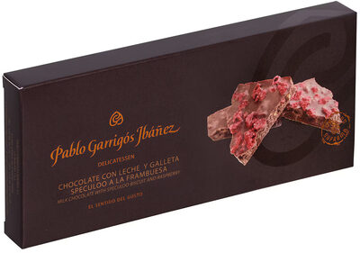 Turrón con frambuesas