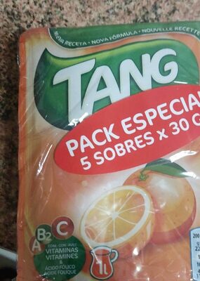 Tang Sabor Naranja front packaging