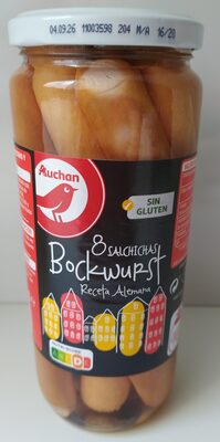 8 salchichas Bockwurst