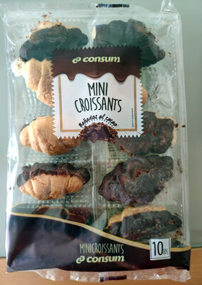 Mini croissants al cacao