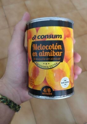 Melocotón en almíbar