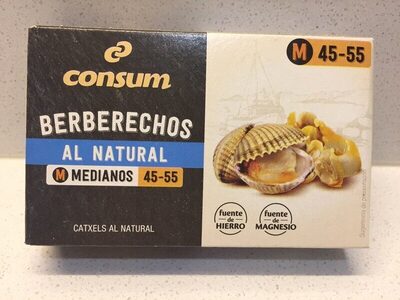 Berberechos al natural