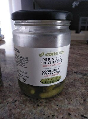 Pepinillos sabor anchoa