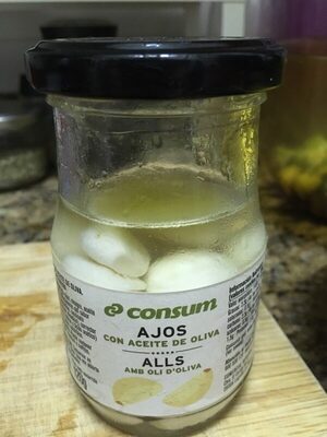 Ajos con aceite de oliva