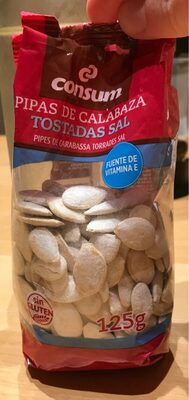 Pipas de calabaza tostadas
