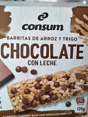 Barritas de arroz y trigo