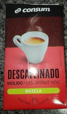 Café molido descafeinado mezcla