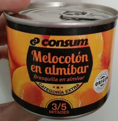 Melocotón en almíbar