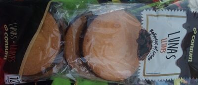 Lunas al cacao front packaging