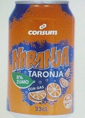 Refresco Naranja Lata