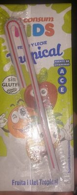 Frutas + leche tropical