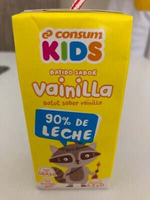 Batido sabor vainilla front packaging