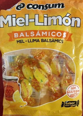 Caramelos balsámicos miel-limón