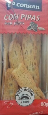 Barritas con pipas
