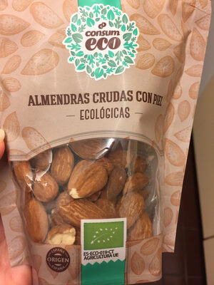 Almendras crudas con piel