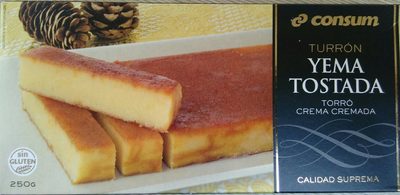 Turrón yema tostada