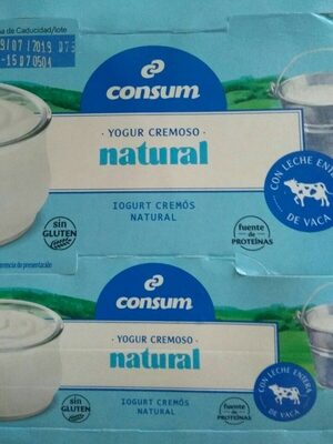 Yogur cremoso natural