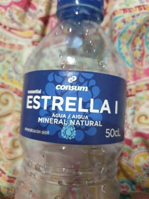 Agua mineral Estrella I front packaging