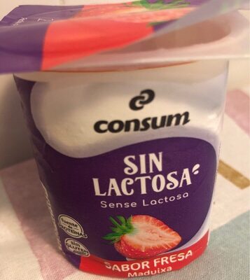 Yogur Sin Lactosa Sabor Fresa