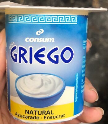 Griego natural azucarado