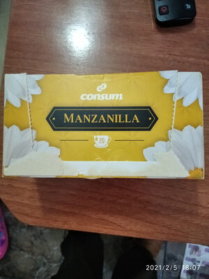 Manzanilla consum front packaging