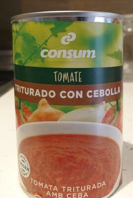 Tomate triturado con cebolla front packaging