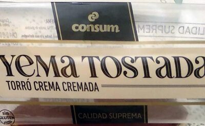 Turrón de yema tostada