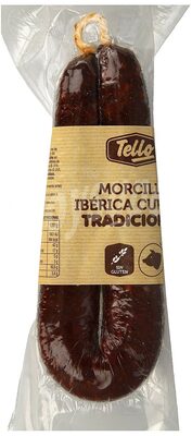 Morcilla tradicional ibérica curada