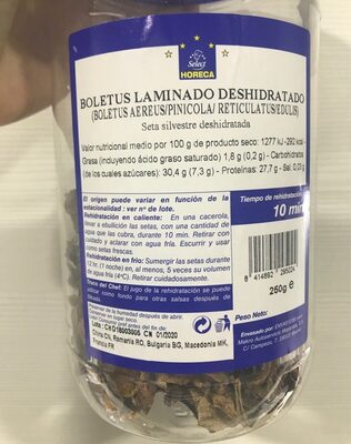 Boletus Laminado Deshidratado