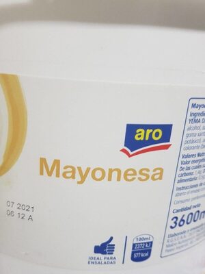 Mayonesa front packaging