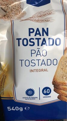 Pan tostado integral