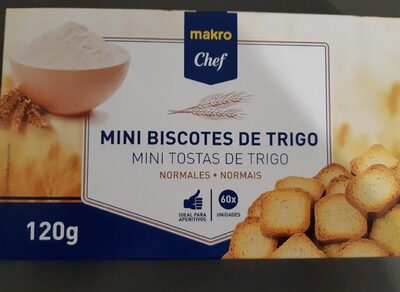 mini biscotes de trigo