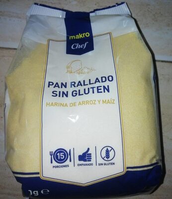 Pan rallado sin gluten