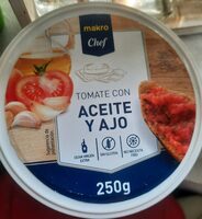 Tomate con aceite y ajo