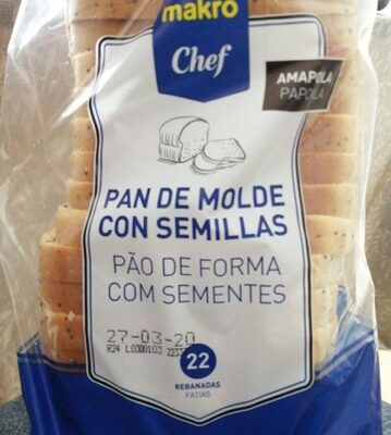 Pan de molde con semillas