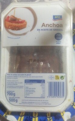 Anchoa Aceite de Girasol front packaging