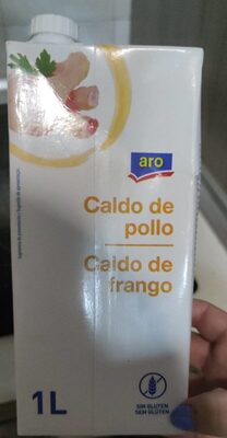 Caldo de pollo front packaging