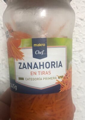 Zanahoria en tiras