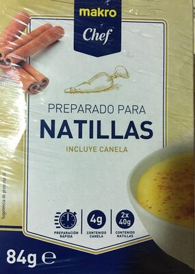 Preparado para natillas