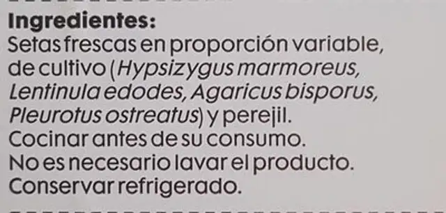 Chuletas Paletilla nutrition facts table