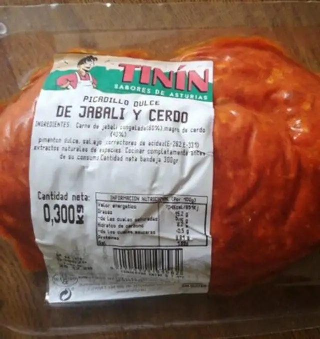 Picadillo de jabalí y cerdo