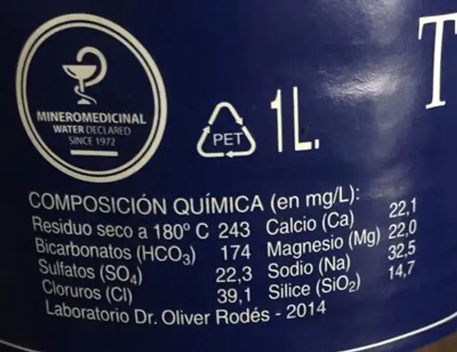 TREKKING nutrition facts table