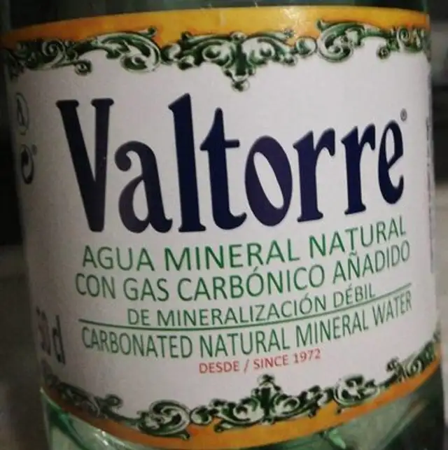 Agua con gas